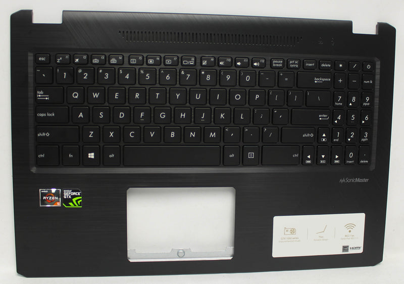 13nb0hs1ap0311-palmrest-top-cover-with-keyboard-us-english-module-as-x570ud-1b-vbook-15-k570z-series-compatible-with-asus