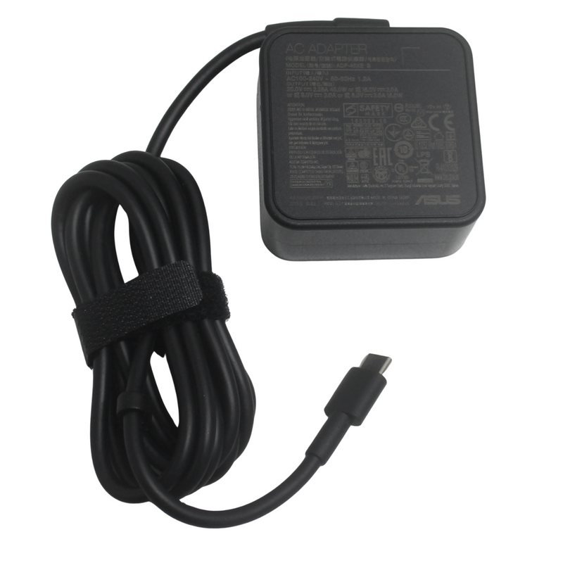 0A001-00698600 Ac Adapter 45W Pd 3 0 3 Prong Usb C Adp45XeB Compatible With ASUS