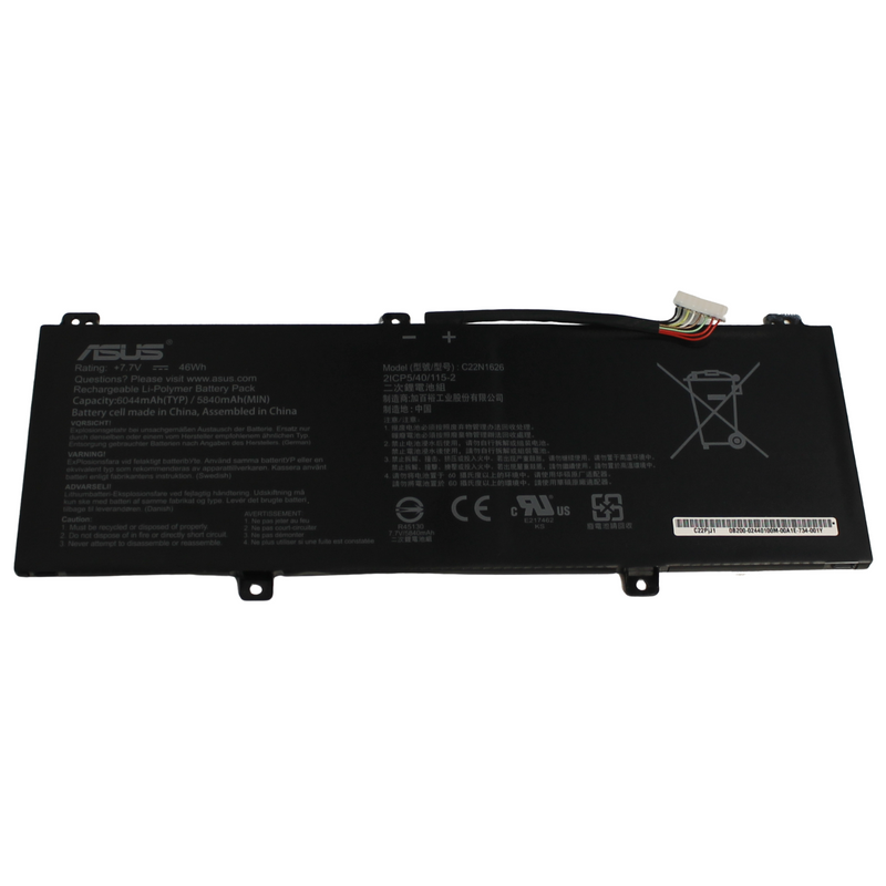 0B200-02440100 ASUS BATTERY 7.7V 46WH CHROMBOOK FLIP C213SA-YS02 "GRADE A"