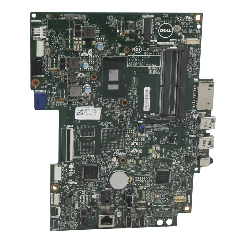 WHT0G Mb Mbd;Intel I7-7500U- 2.70Ghz Inspiron 24 3464 Compatible With Dell