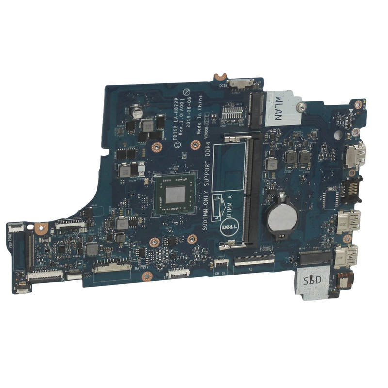 026MNR Motherboard Amd A9-9425 3.10Ghz La-H872P Inspiron 15-3595 Compatible With Dell