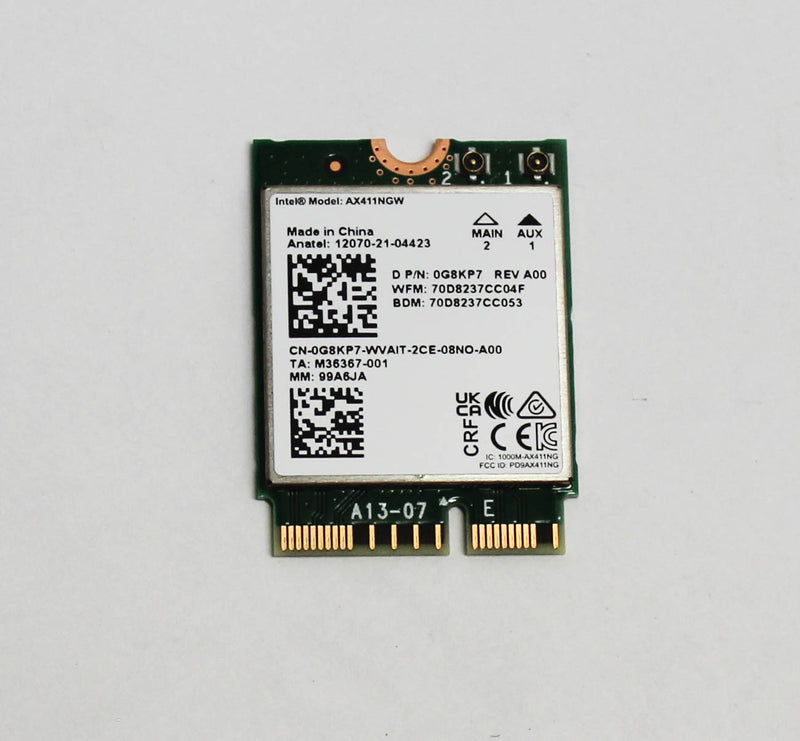 DELL WIRELESS LAN CARD M.2 INTEL AX411 WW INSPIRON 14 5430