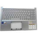 13NB1022P05016 ASUS PALMREST TOP COVER SILVER W/KB US VIVOBOOK 15 F1504VA-WS51 "GRADE A"