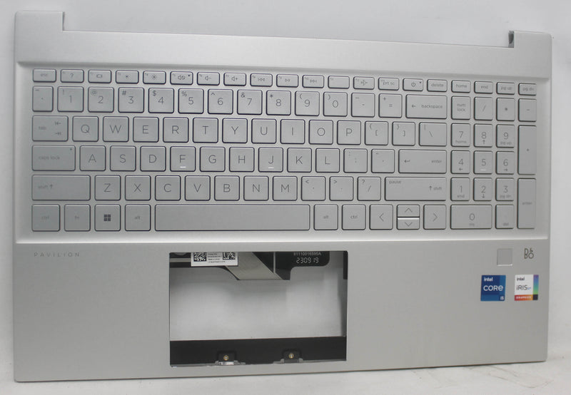 m08911-001-palmrest-top-cover-natural-silver-w-kb-natural-silver-fpr-us-15t-eg300-ns-compatible-with-hp