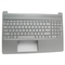 HP PALMREST TOP COVER SILVER W/KB US 15T-DY 15-EF 15-DY 15-DW SERIES GRADE B