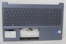 m08920-001-b-palmrest-top-cover-fog-blue-with-keyboard-cloud-blue-bl-us-pavilion-15-eg0073cl-grade-b-compatible-with-hp