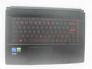 307-6R1C218-S0B-B Palmrest Blk W/ Kb W/ Bl W/ Tp For Gf63 11Uc-692Us Grade B Compatible With MSI