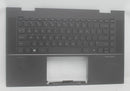 m45489-001-b hp palmrest top cover w/kb nfb bl for 15-eu1073cl grade b