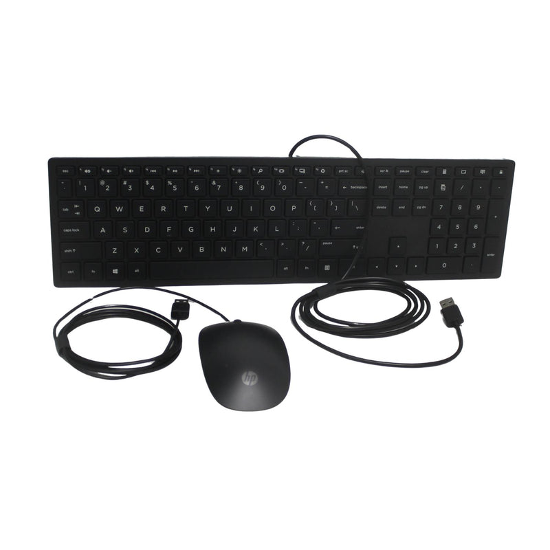 HP USB WIRED KEYBOARD AND MOUSE BLACK KIT