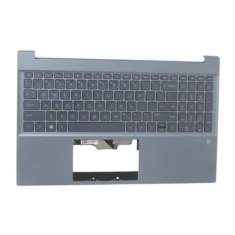 HP TOP CVR NSDC FGB W/KB CBL BL FOR 15-EG1073CL