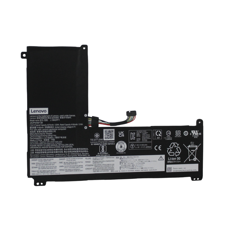 5B10W42964 LENOVO BATTERY 7.6V 4210MAH 32WH IDEAPAD 1 14IGL05 "GRADE A"