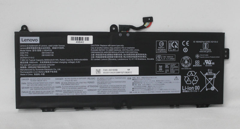 5b10x63141-lenovo-battery-7.7v-51wh-4cell-ideapad-5-chrome-14itl6-flex-5-chromebook-13itl6-grade-a