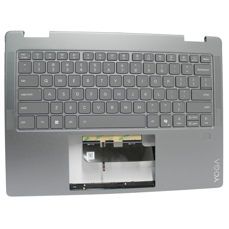 5CB1R61537 LENOVO TOP Cover W/KB LUNA GREY FOR Yoga 7 14ILL10 83JQ "GRADE A"