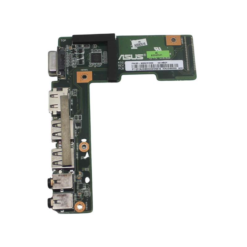 60-Nxni01000-C01 69N0Gtb10C01-01 Asus Audio Board K52F Front Left Usb Io Hdmi Vga K52Jr 60Nxni010 Grade A