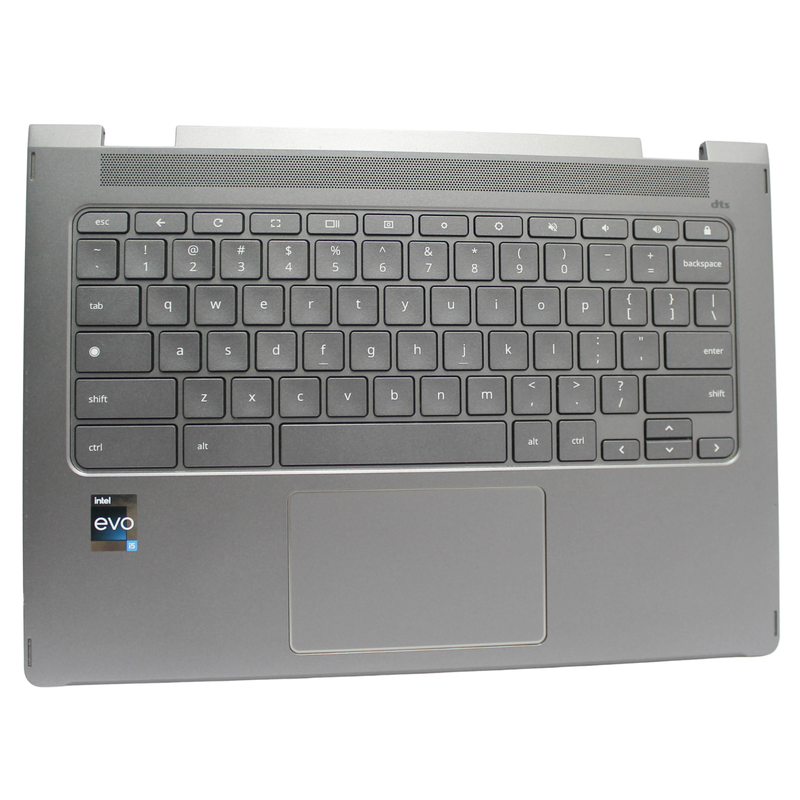6B.KL4N7.023-B ACER PALMREST TOP COVER W/KB US GRAY CHROMEBOOK SPIN 714 CP714-2W 56B2 "GRADE B"