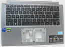 6B.KMPN7.030 ACER PALMREST TOP COVER GRAY W/KB US-INT BL SWIFT X 14 SFX14-71G-7978 "GRADE A"