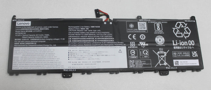 l21c4pc4-b-battery-15-52v-4511mah-70wh-slim-7-prox-14arh7-grade-b-compatible-with-lenovo