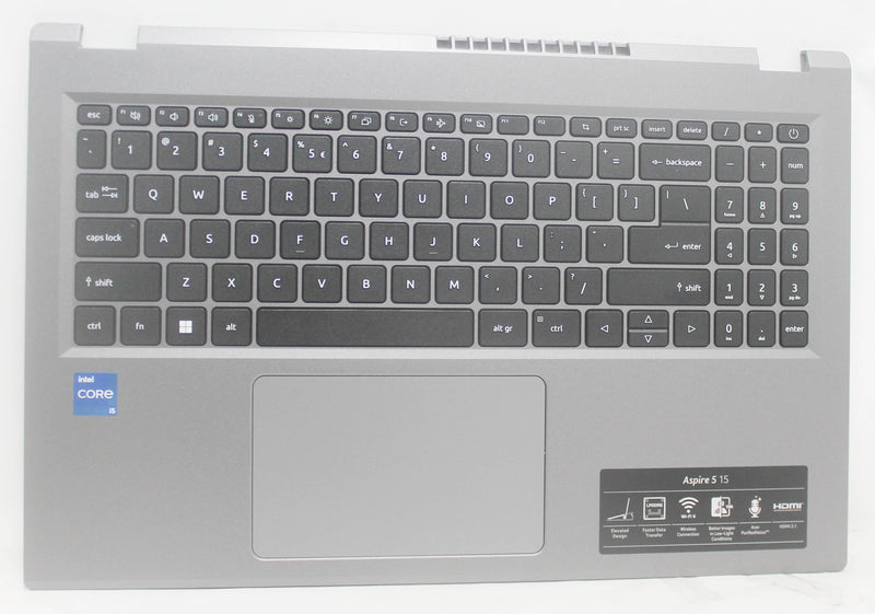 ap7i9000132-acer-palmrest-top-cover-gray-w-kb-aspire-5-a515-58pt-59vw-grade-a