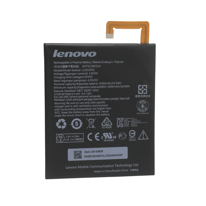 sb18c14457 lenovo battery 3.8v 16.wh 4290mah tablet a8-50 a5500-f "grade a"