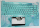 P02371-001 HP PALMREST TOP COVER UMA AQS W/KB MYT US FP 15-FD0105DS "GRADE A"
