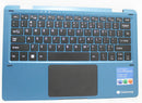1168-y116-wjth-gateway-palmrest-top-cover-with-keyboard-us-blue-gwtc116-2bl-grade-a