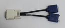 338285-008 hp cable dms-59 to dual vga y-splitter cable adapter "grade a"