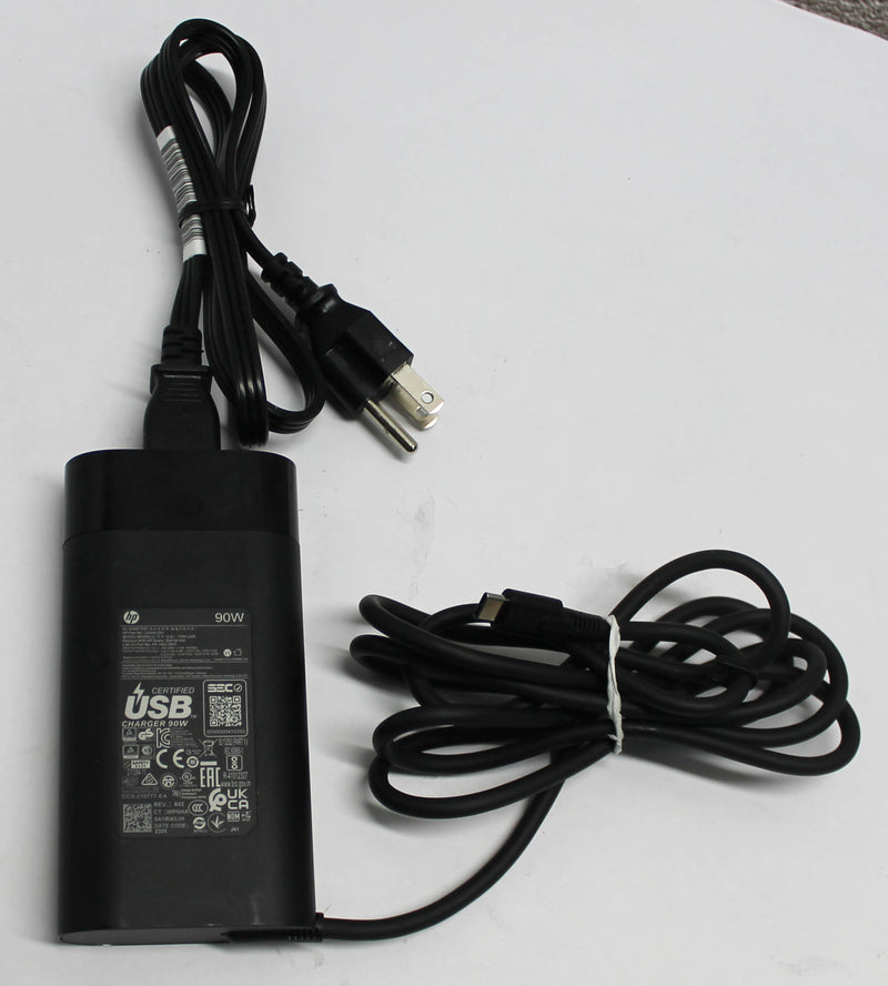 HP AC ADAPTER 90W PFC USB-C 3PIN SPECTRE X360 15-BL012DX GRADE B