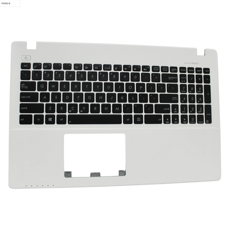 90Nb00T3-R31Us0 Asus Palmrest X550Va Palmrest / Keyboard Module W/O Touchpad White Grade A