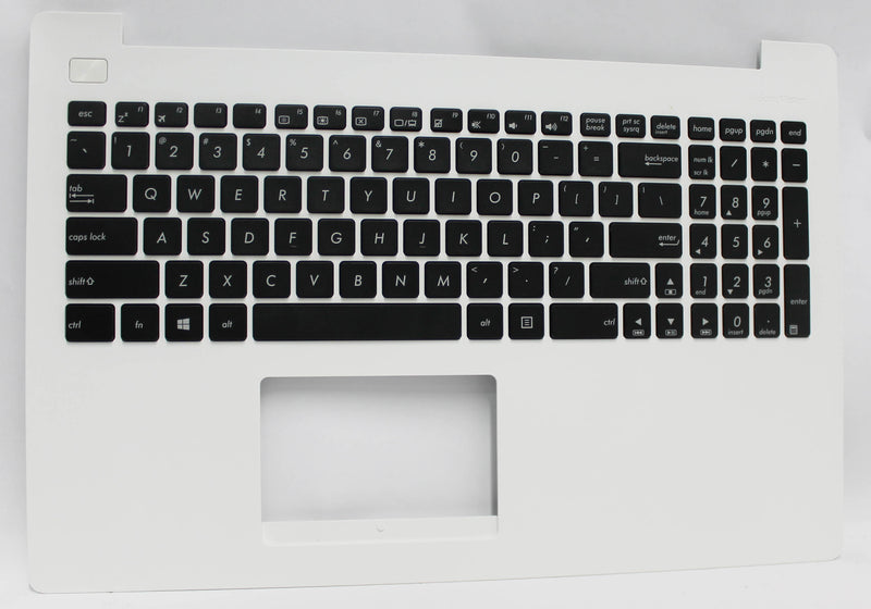 90Nb0Ac2-R31Us0 Asus Palmrest Top Cover W/ Keyboard (Us-English) Module/As White X553Ma-1G Grade A