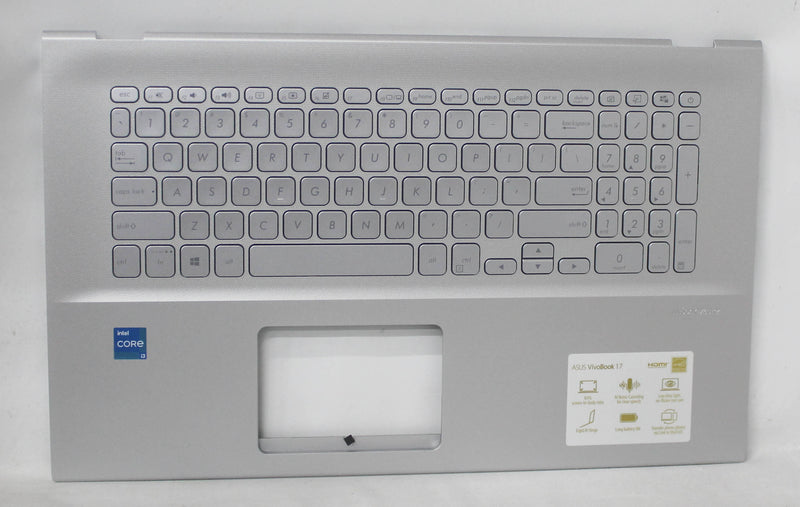 90nb0tw1-r30us0-palmrest-top-cover-w-kb-us-english-module-as-x712ea-8s-vbook-17-k712ea-wh34-compatible-with-asus