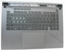 90nr0ii5-r31us0-asus-palmrest-top-cover-grey-with-keyboard-us-bl-rog-strix-g16-g614jvr-grade-a