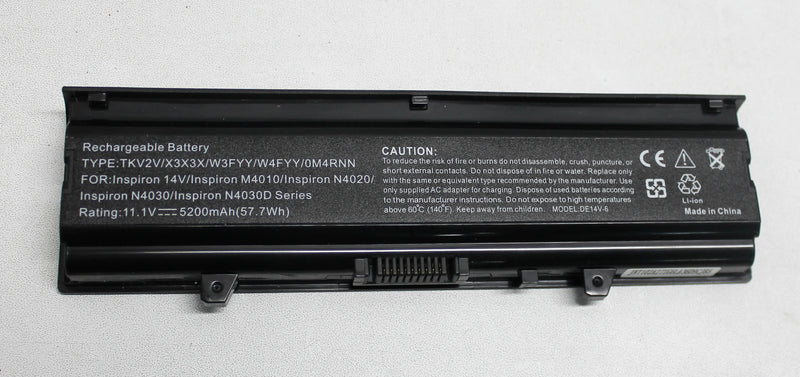 GENERIC Battery 57.7Wh 5200mAh 11.1V For Dell Inspiron 14V 14VR M4010 N4020 N4020D N4030