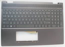 l15588-001 hp palmrest top cover top das kbl-r w/kb bl das us "grade a"