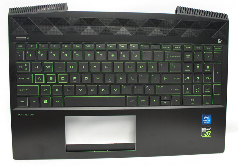 l20671-001-palmrest-top-cover-cfl-h-acid-green-w-kb-bl-us-pavilion-15-cx0077wm-compatible-with-hp