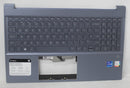 l99542-001-palmrest-top-cover-fog-blue-with-keyboard-cloud-blue-bl-us-pavilion-15-eg0073cl-compatible-with-hp