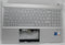HP PALMREST TOP COVER NATURAL SILVER W/KB NATURAL SILVER FPR US 15T-EG300-NS GRADE B