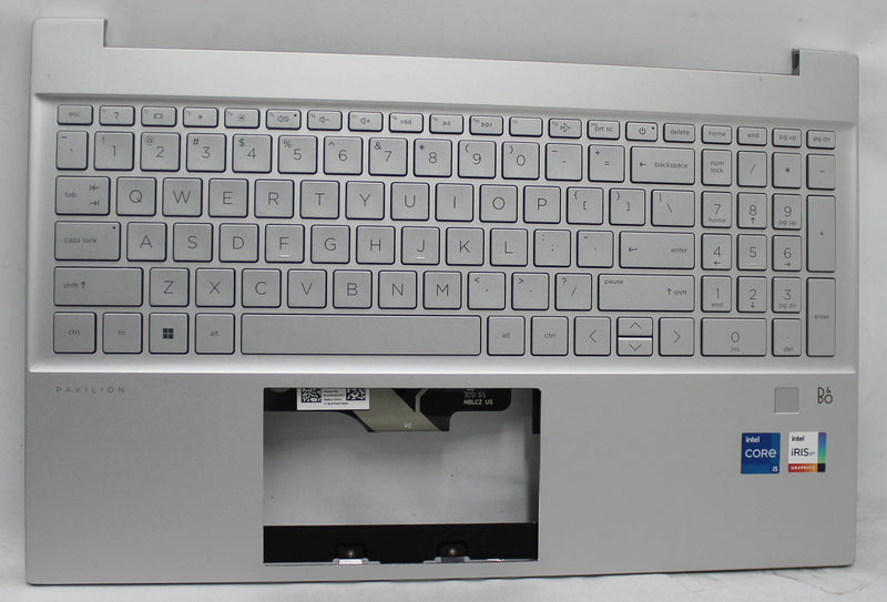HP PALMREST TOP COVER NATURAL SILVER W/KB NATURAL SILVER FPR US 15T-EG300-NS GRADE B