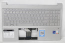 m08913-001-b-palmrest-top-cover-natural-silver-with-keyboard-natural-silver-us-pavilion-15-eg0021nr-grade-b-compatible-with-hp