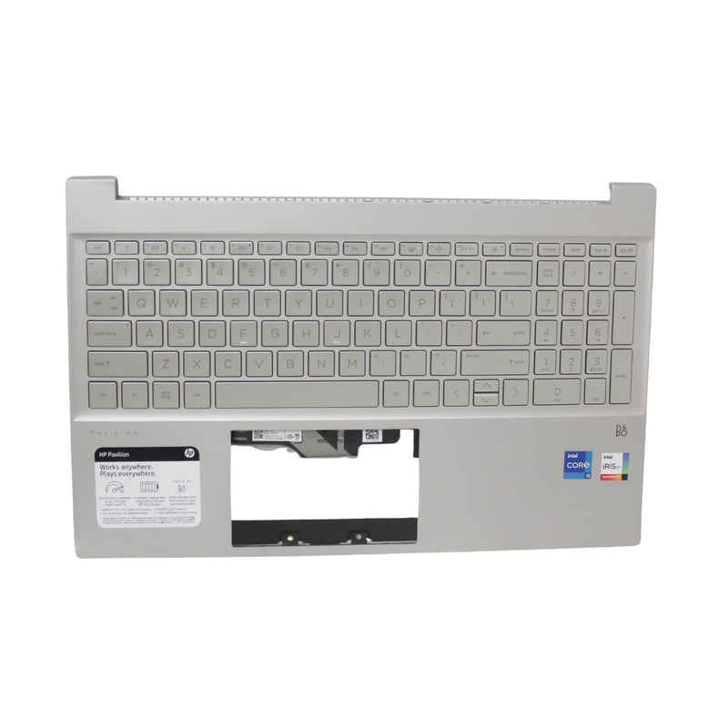 HP PALMREST TOP COVER WARM GOLD W/KB W/BL GOLD FOR 15-EG0050WM