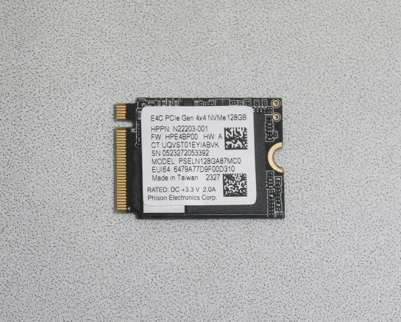 n22203-001-ssd-128gb-m-2-2230-e4c-pcie-4-17-cn0694ds-compatible-with-hp