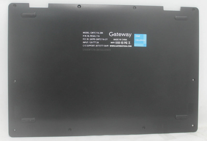 sx20079-1168-d-black-b-bottom-base-cover-black-1168-gwtc116-2bk-grade-b-compatible-with-gateway-