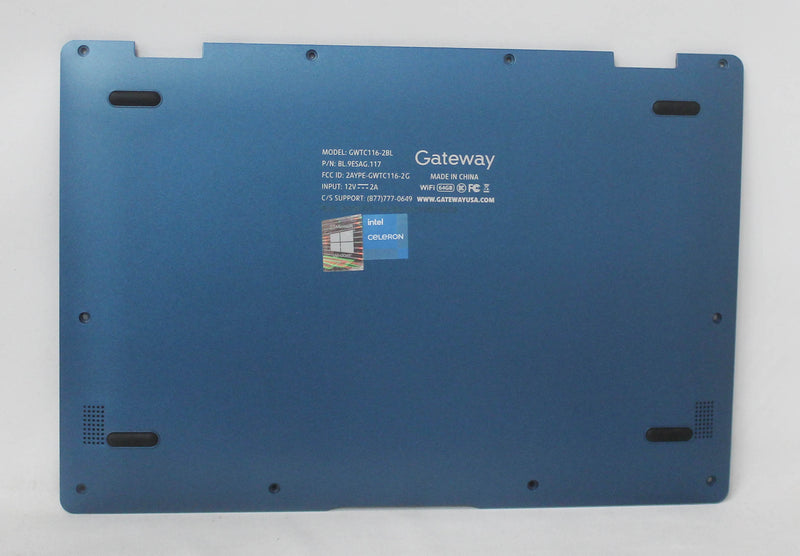 sx20079-1168-d-b-bottom-base-cover-blue-gwtc116-2bl-grade-b-compatible-with-gateway