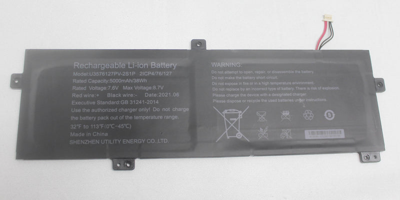 u3576127pv-2s1p-short-battery-5000mah-38wh-7-6v-gwnc21524-gr-w1578g-compatible-with-gateway