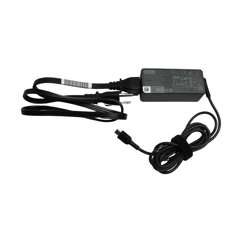 02DL120 Ac Adapter 45W 20V 2.25A Type USB-C Chromebook C330 "GRADE A" Compatible With Lenovo