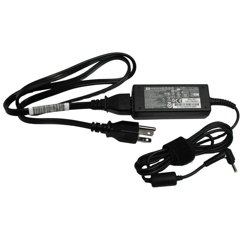 HP AC Smart adapter (30-watt) - Requires separate 3-wire power cord with C5 connector Refurbished 496813-001