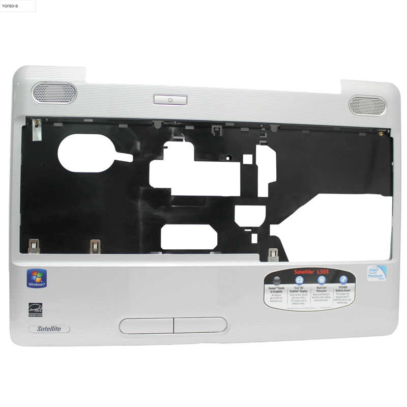 V000181010 Top Cover Assy Gray For Satellite L505D-S5990 Series"GRADE A" Compatible With Toshiba