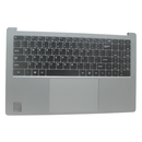 SGIN PALMREST TOP COVER W/KB+TOUCHPAD US GRAY SGIN M15