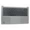 SGIN PALMREST TOP COVER W/KB+TOUCHPAD US GRAY SGIN M15