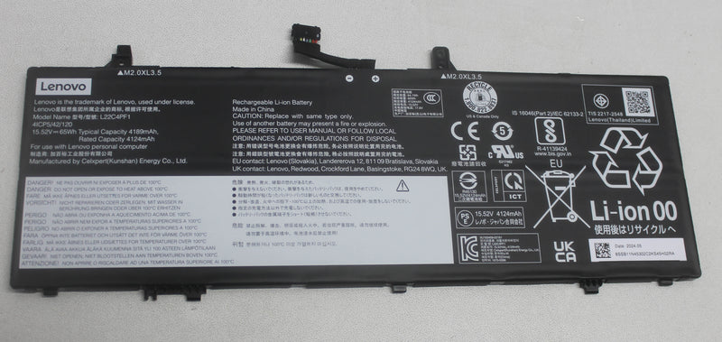 l22c4pf1-lenovo-battery-15.52v-65wh-4189mah-4cell-slim-7-14imh9-grade-a