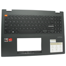90nb1051-r31us1 asus palmrest top cover w/kb us bl vivobook s16 flip tp3604va-ws51t "grade a"